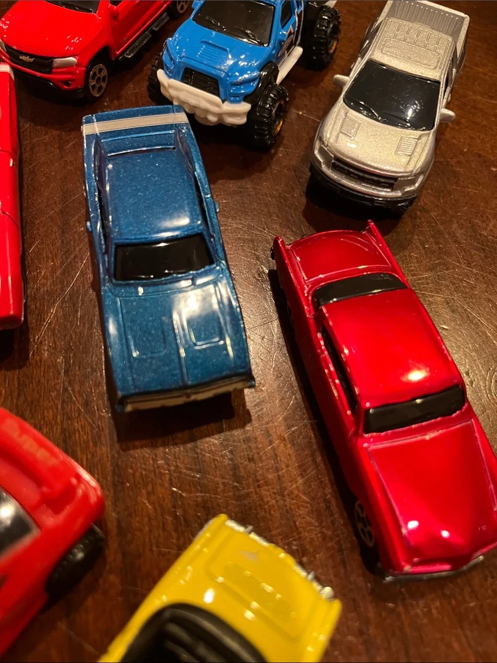 Assorted Kids Toy Car Set – Red, Orange, Blue, Yellow, Black, Silver